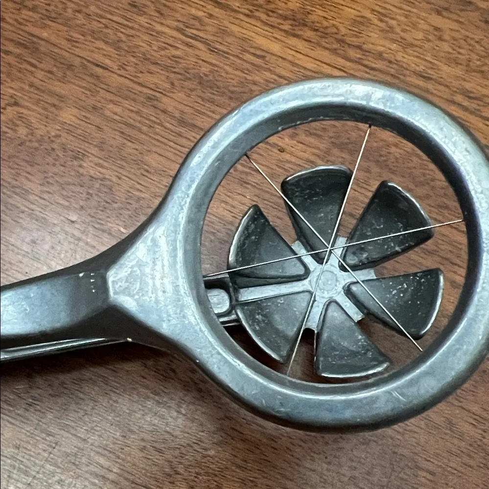 Vintage egg cutter, W. Germany vintage, Westmark Columbus metalware, Country